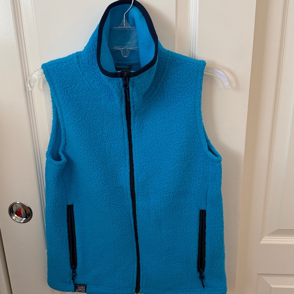 Oiselle AT fleece vest - XS - blue - Picture 5 of 6